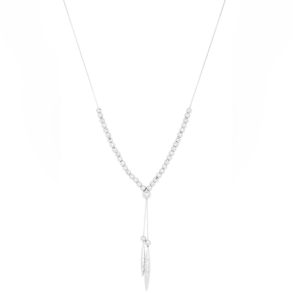 Gorjana Laguna Large Silver Y-Shape Necklace - Picture 3 of 6